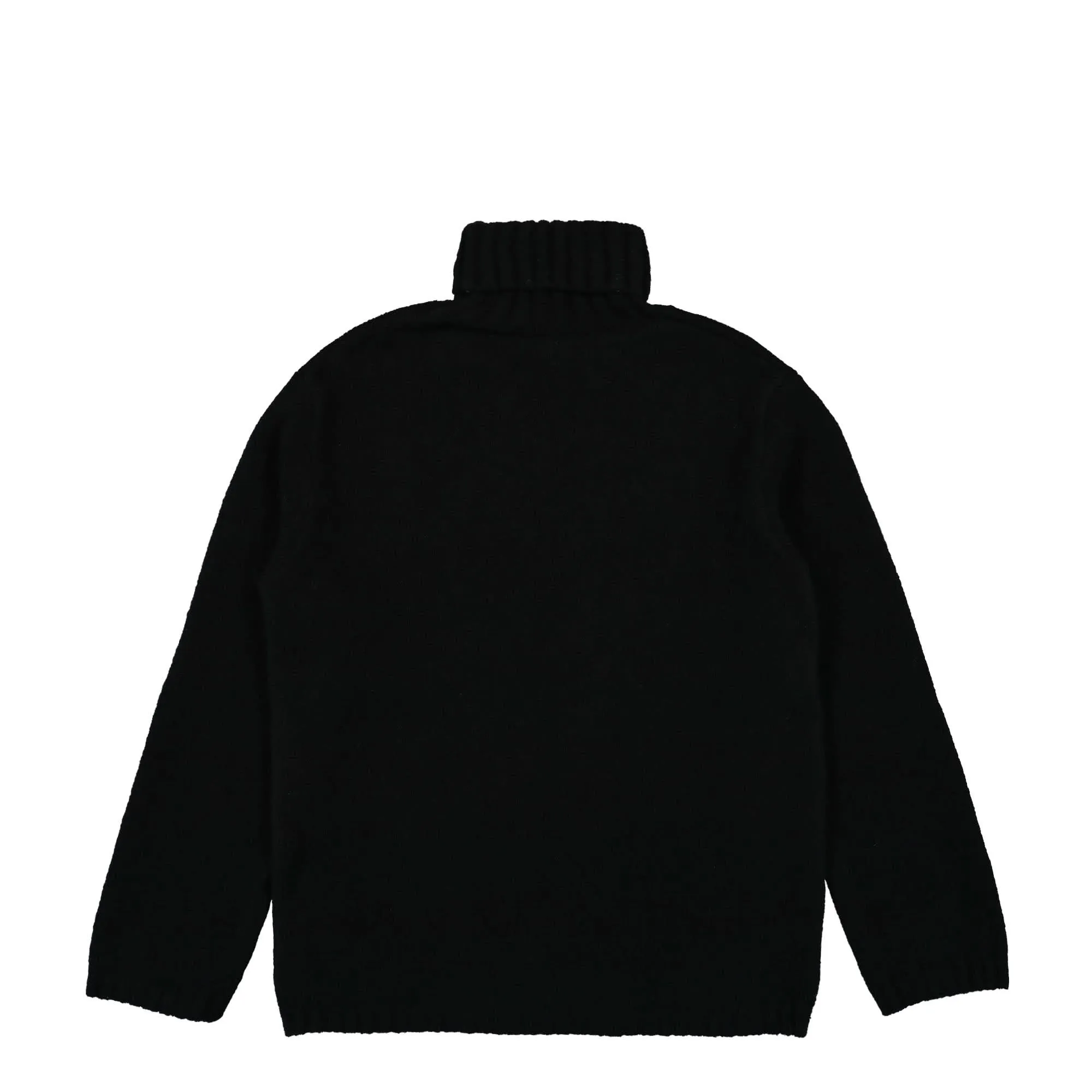 Skull Knit Oversized High Collar