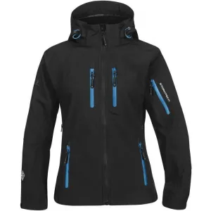 Stormtech Women's Black/Methyl Blue Expedition Softshell
