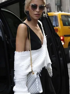 TastyHottie - V-neck Backless Knitting Sweater Tops