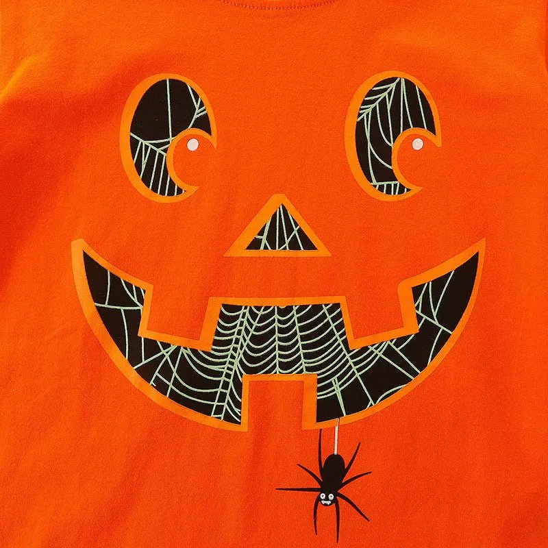 Toddler/Kid's Pumpkin Design Long Sleeve T-shirt