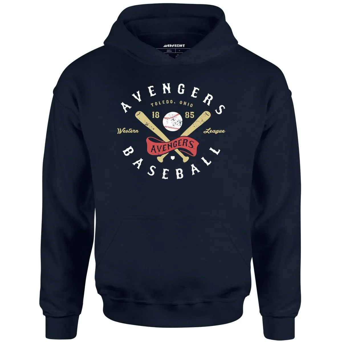 Toledo Avengers - Ohio - Vintage Defunct Baseball Teams - Unisex Hoodie