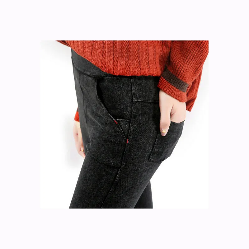 Trendy Women Stretchable Slim-Fit High Waist Plus Size Pencil Pants
