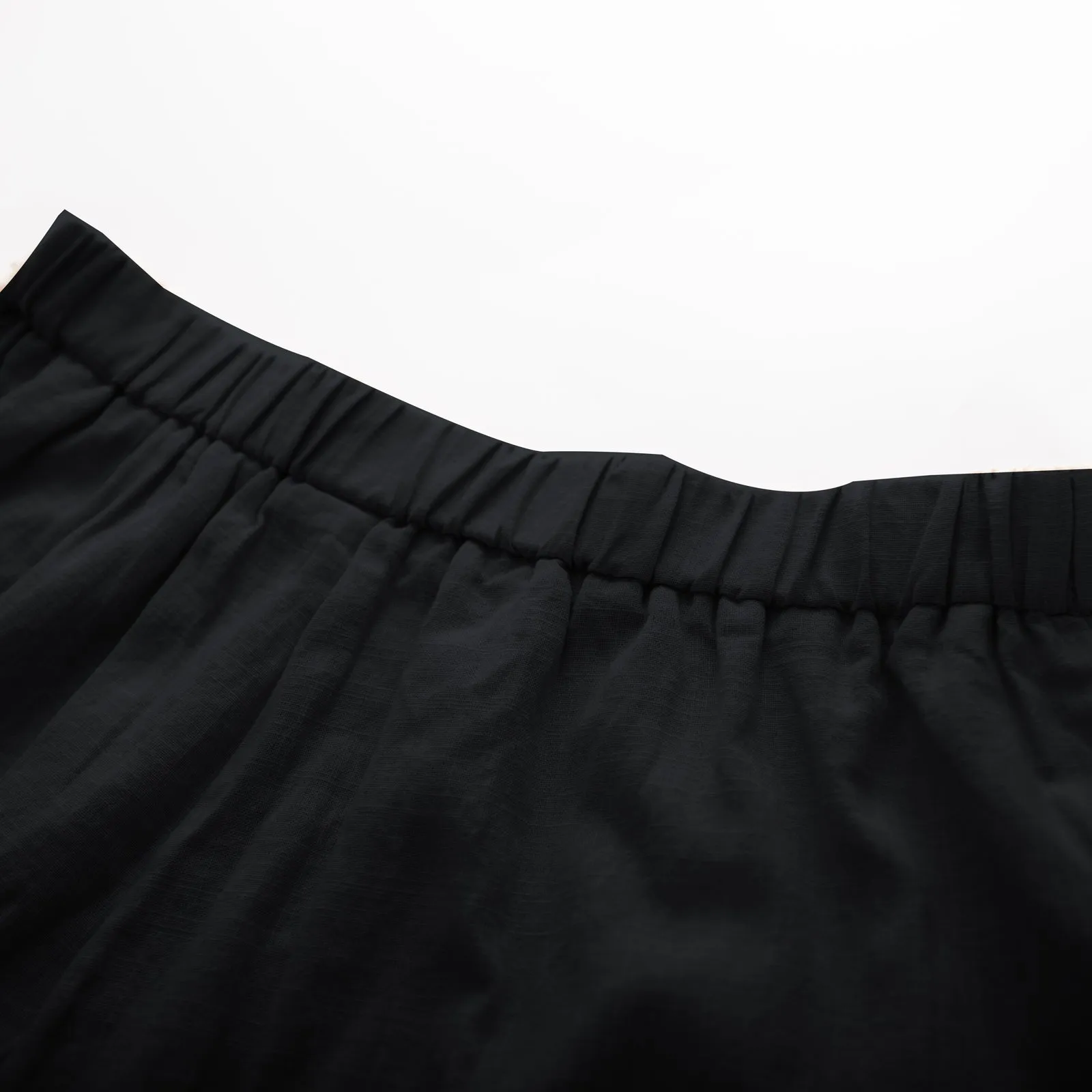 Women Cotton Outfits Casual Square Neck Smocked Tops Elastic Waist Shorts